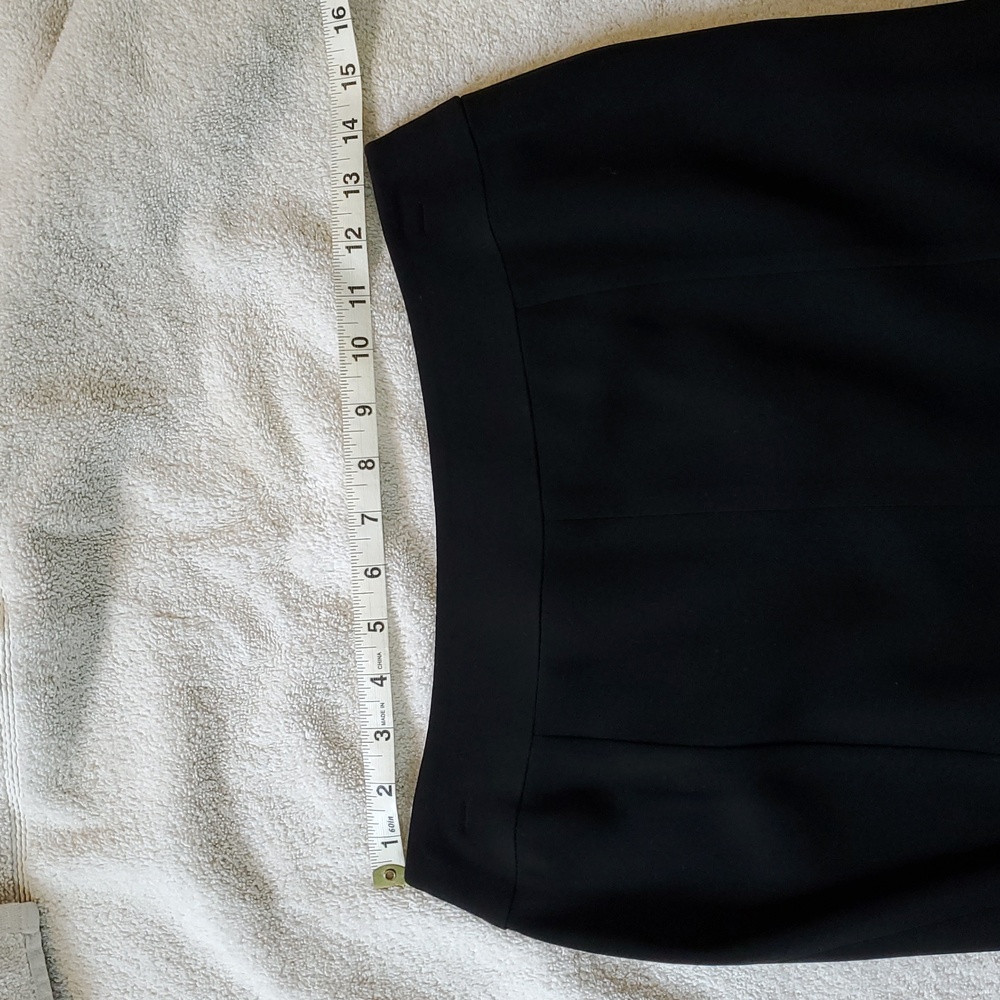 Talbots Black Women's Flared Midi Skirt, Size 4 - Picture 4 of 7